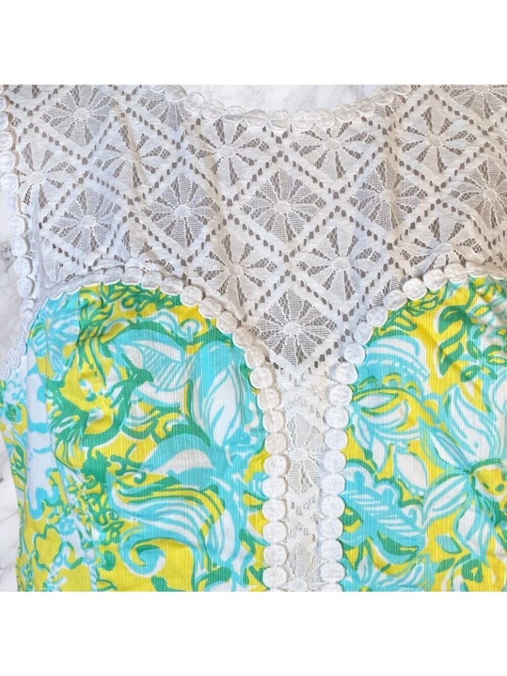Lilly Pulitzer Sofia Dandelion Yellow Beach Gypsies Shift Dress - Picture 7 of 12